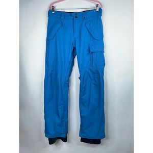Burton Covert Pant Blue Snow Winter Cargo Pant Outdoor Mesh Lined Size Small